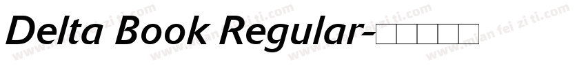 Delta Book Regular字体转换